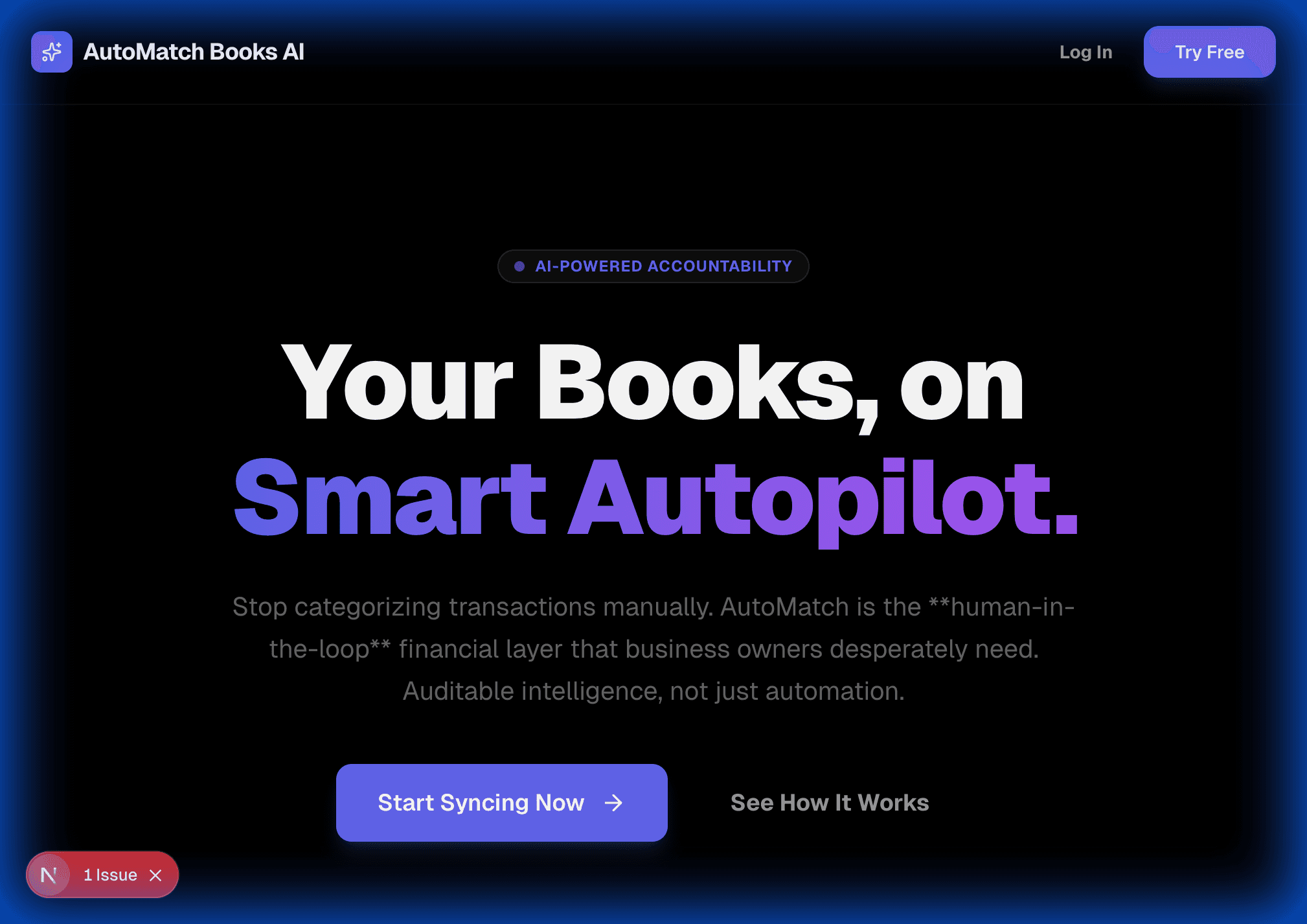 Step 01: Open the Home Page